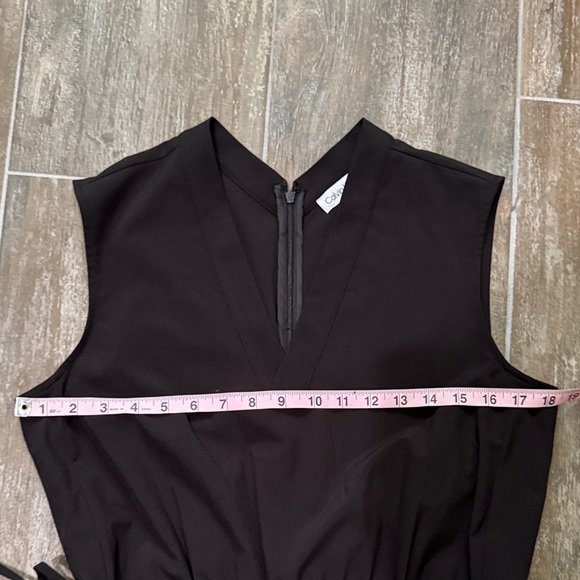 Calvin Klein Black Sleeveless Romper - Picture 7 of 9